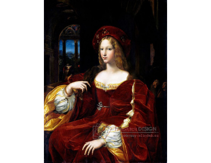 VR11-8 Rafael Santi - Portrét Jeanne d Aragon