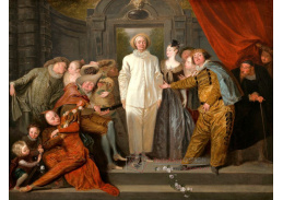 SO XI-44 Antoine Watteau - Italští komedianti