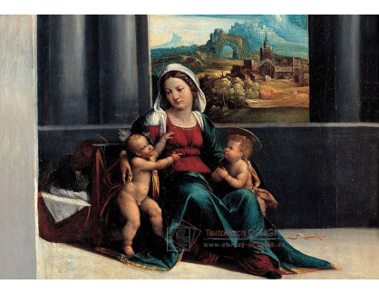 KO I-256 Garofalo - Madonna s dítětem a svatým Janem