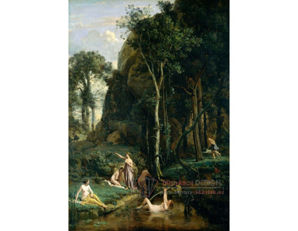 KO V-391 Camille Corot - Diana a Actaeon