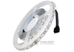 TASMA, LED pásek 2m + napájecí zdroj s vypínačem, teplá bílá
