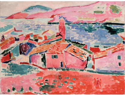 A-8674 Henri Matisse - Pohled na Collioure