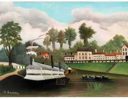 D-8167 Henri Rousseau - Prádelní loď Pont de Charenton