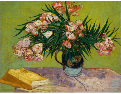 VR2-248 Vincent van Gogh - Váza s oleandry a knihami
