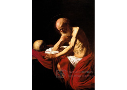 VCAR 40 Caravaggio - Svatý Jeroným při meditaci