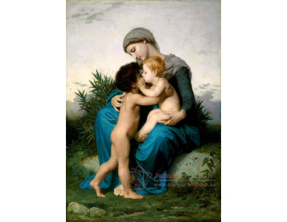 VR15-13 Adolph William Bouguereau - Bratrská láska