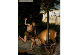 VlCR-247 Lucas Cranach - Herkules a jelen Diany