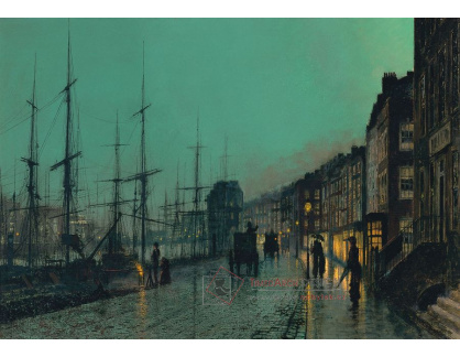 VANG298 John Atkinson Grimshaw - Námořnictvo v Clyde