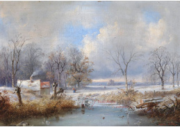 SO XIII-417 Raden Saleh - Zimní krajina