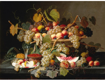 SO XIV-111 Severin Roesen - Zátiší s ovocem