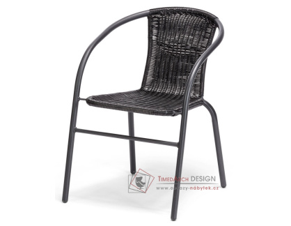 BASILEJ, zahradní a balkonová židle, antracit