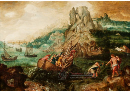 DDSO-3553 Hendrick Hondius - Poslední vystoupení Krista ke svým učedníkům