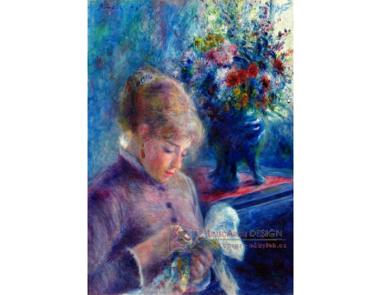 D-9953 Pierre-Auguste Renoir - Mladá žena při šití