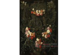 VH628 Daniel Seghers - Kristus s svatá Tereza ve věnci květin