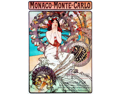 VAM83 Alfons Mucha - Monaco, Monte Carlo