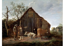 SO XI-138 Govaert Camphuysen - Dva rolníci s krávami
