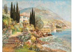 A-5039 Alois Arnegger - Pohled na Cernobbio u jezera Como