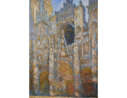 VCM 85 Claude Monet - Katedrála v Rouen při východu slunce