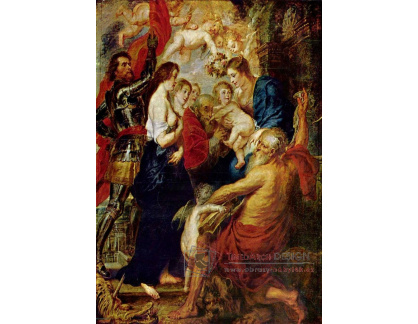 VRU44 Peter Paul Rubens - Madonna se svatými