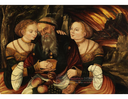 VlCR-198 Lucas Cranach - Lot a jeho dcery