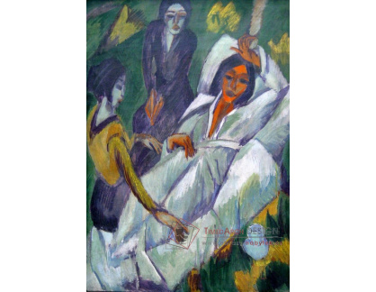 VELK 59 Ernst Ludwig Kirchner - Ženy pijí čaj