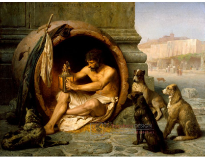 VF177 Jean-Leon Gerome - Diogenes