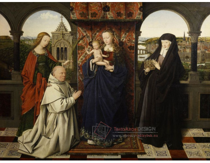 VH305 Jan van Eyck - Madonna s kartusiánským mnichem