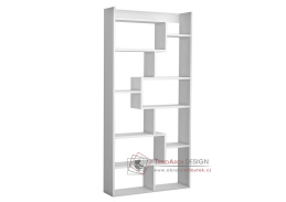 KUTTAP, policový regál, bílá