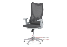KA-S248 GREY, kancelářská židle, látka mesh šedá