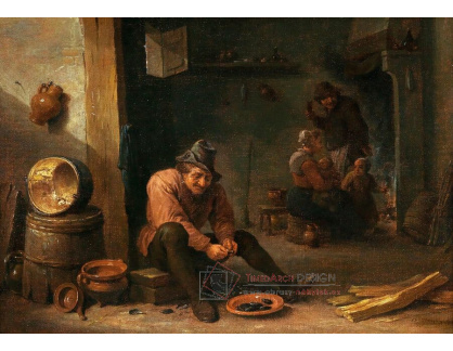 A-5308 David Teniers - Čištění mušlí