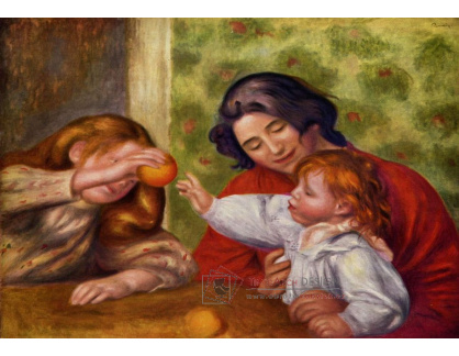 R14-124 Pierre-Auguste Renoir - Gabrielle, Jean a malé děvčátko