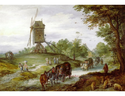 BRG-45 Jan Brueghel - Krajina s mlýnem