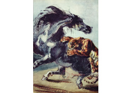 VSO 801 Eugene Delacroix - Útok tygra na koně