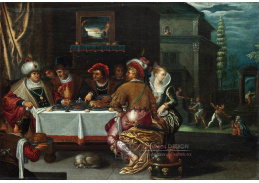 SO VIII-80 Frans Francken - Podobenství o boháči a Lazarovi