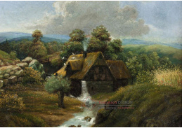 KO IV-485 Neznámý  autor - Vodní mlýn