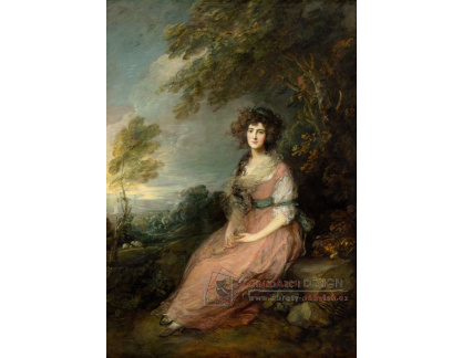 A-2969 Thomas Gainsborough - Paní Richard Brinsley Sheridan