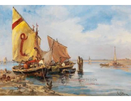 DDSO-5197 Leontine von Littrow - Rybáři v benátské laguně