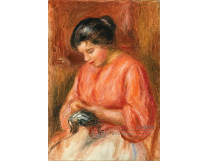 D-6953 Pierre-Auguste Renoir - Žena při šití