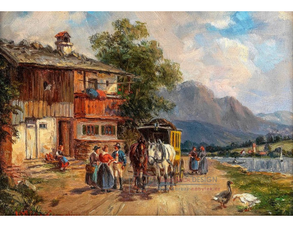 D-9561 Ludwig Müller-Cornelius - Dostavník ve Wirtshaus am See