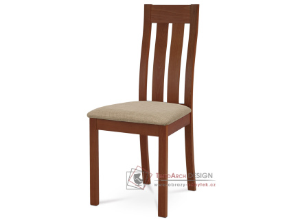 BC-2602 TR3, jídelní židle, třešeň / látka béžová