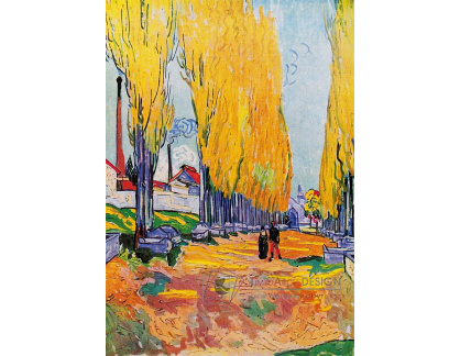 R2-690 Vincent van Gogh - Les Alyscamps, alej v Arles