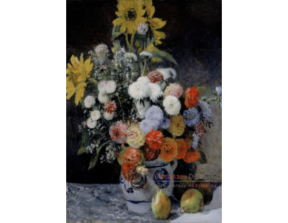 VR14-304 Pierre-Auguste Renoir - Zátiší s květinami