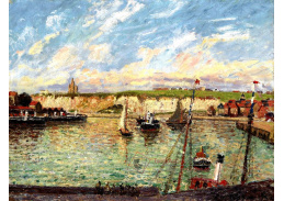 VCP-377 Camille Pissarro - Přístav Dieppe odpoledne