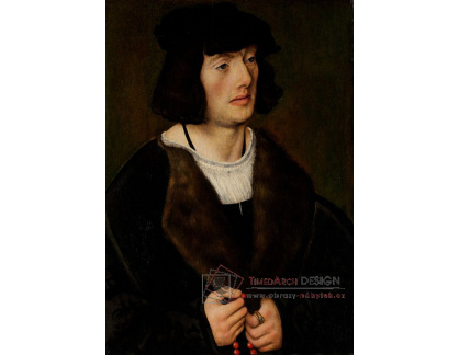 VlCR-214 Lucas Cranach - Portrét muže s růžencem
