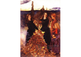 VANG26 John Everett Millais - Podzimní listí