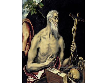 XV-476 El Greco - Svatý Jeroným