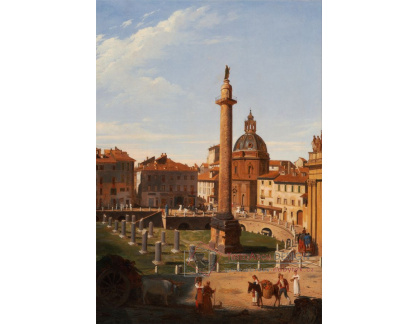 SO XVII-428 Charles Lock Eastlake - Pohled na Trajan forum v Římě
