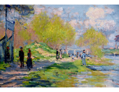 A-323 Claude Monet - Jaro u Seiny