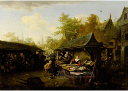 A-639 Cornelis Dusart - Rybí trh