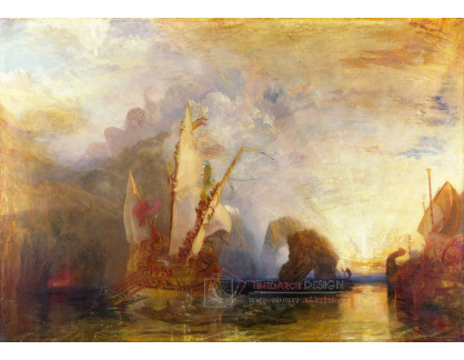 D-6249 Joseph Mallord William Turner - Odysseus posmívající se Polyphemusovi